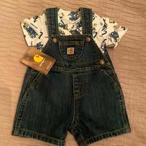 Carhartt onesie with overalls